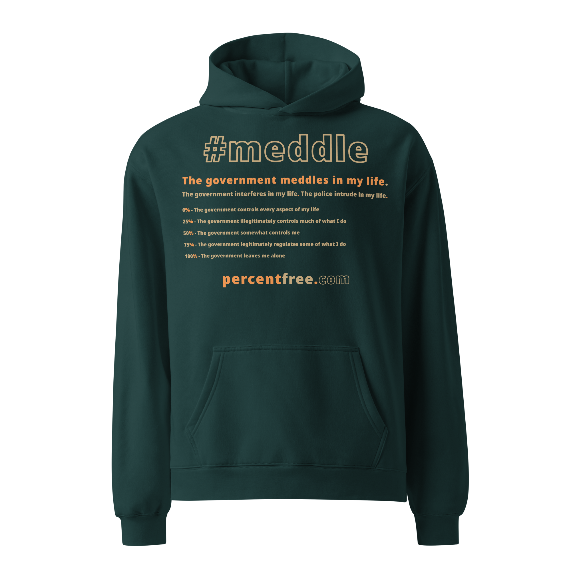 Men's % Free Quiz Question Hoodies