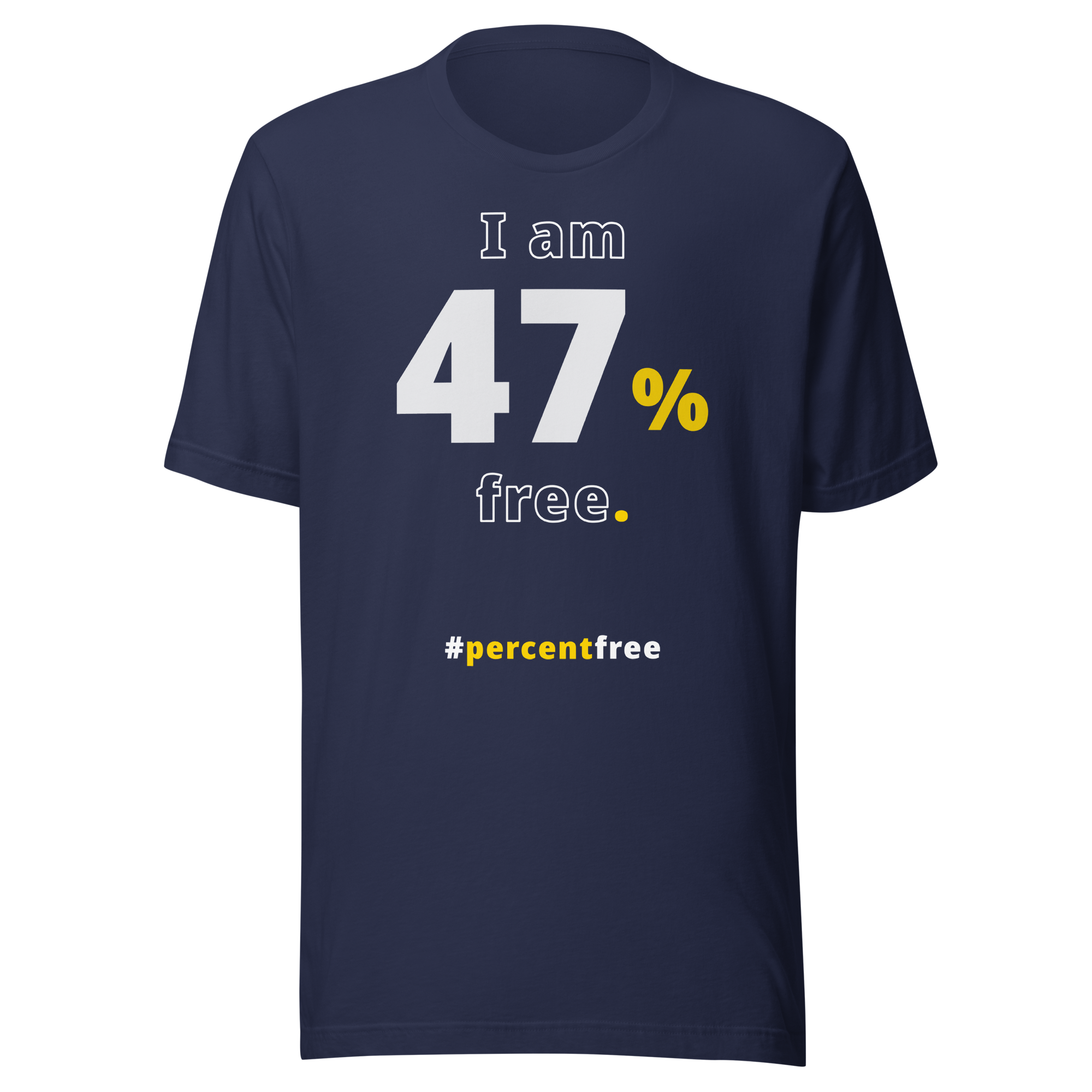 I am 47% free.