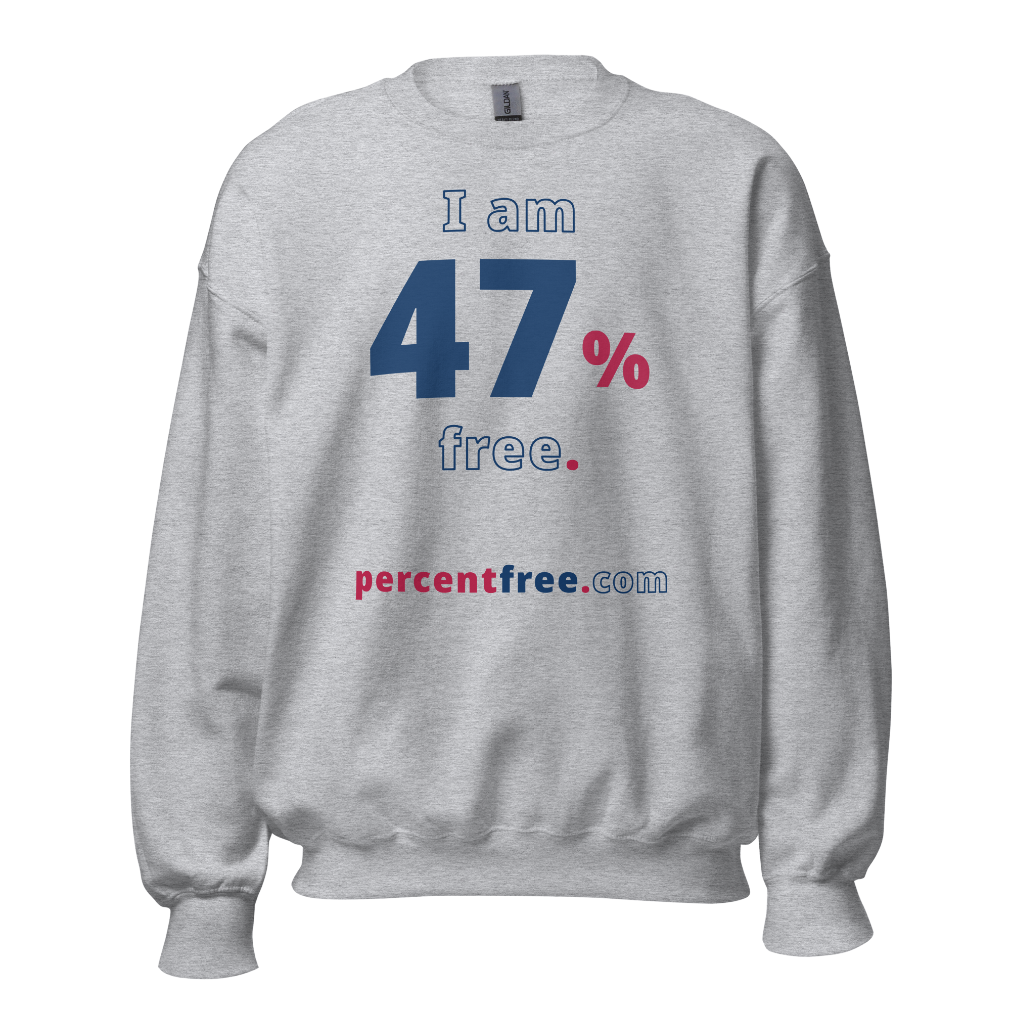 Men's I am __% free! Sweatshirts