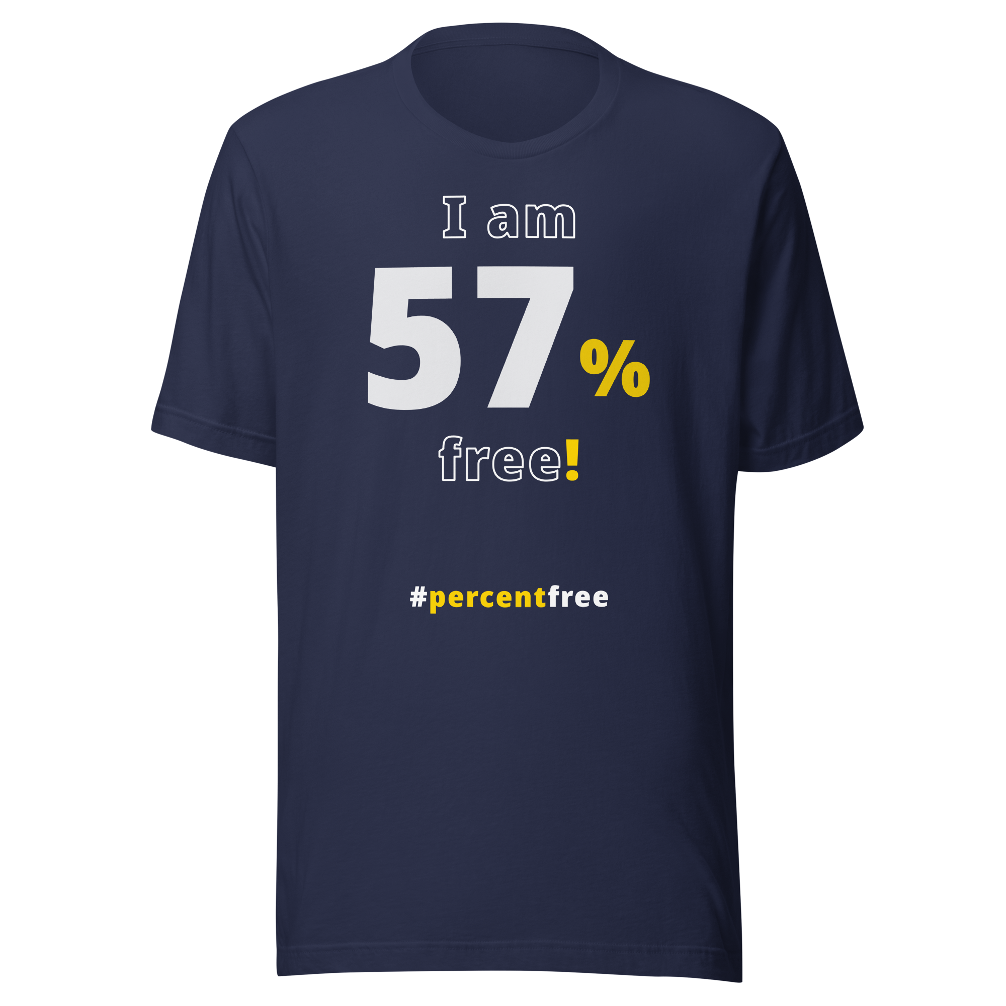 I am 57% free!