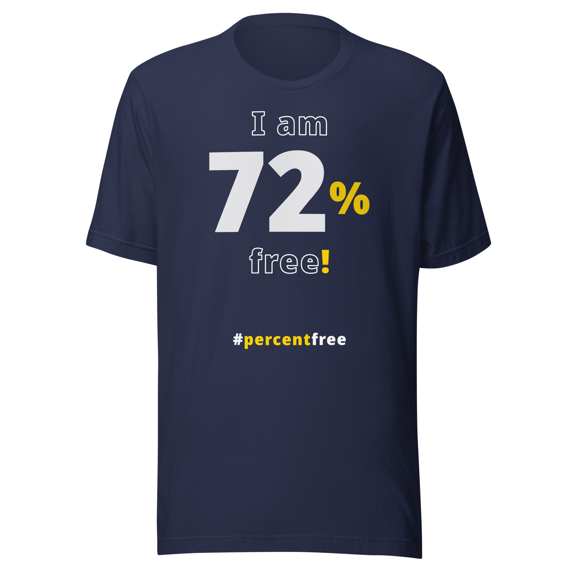I am 72% free!