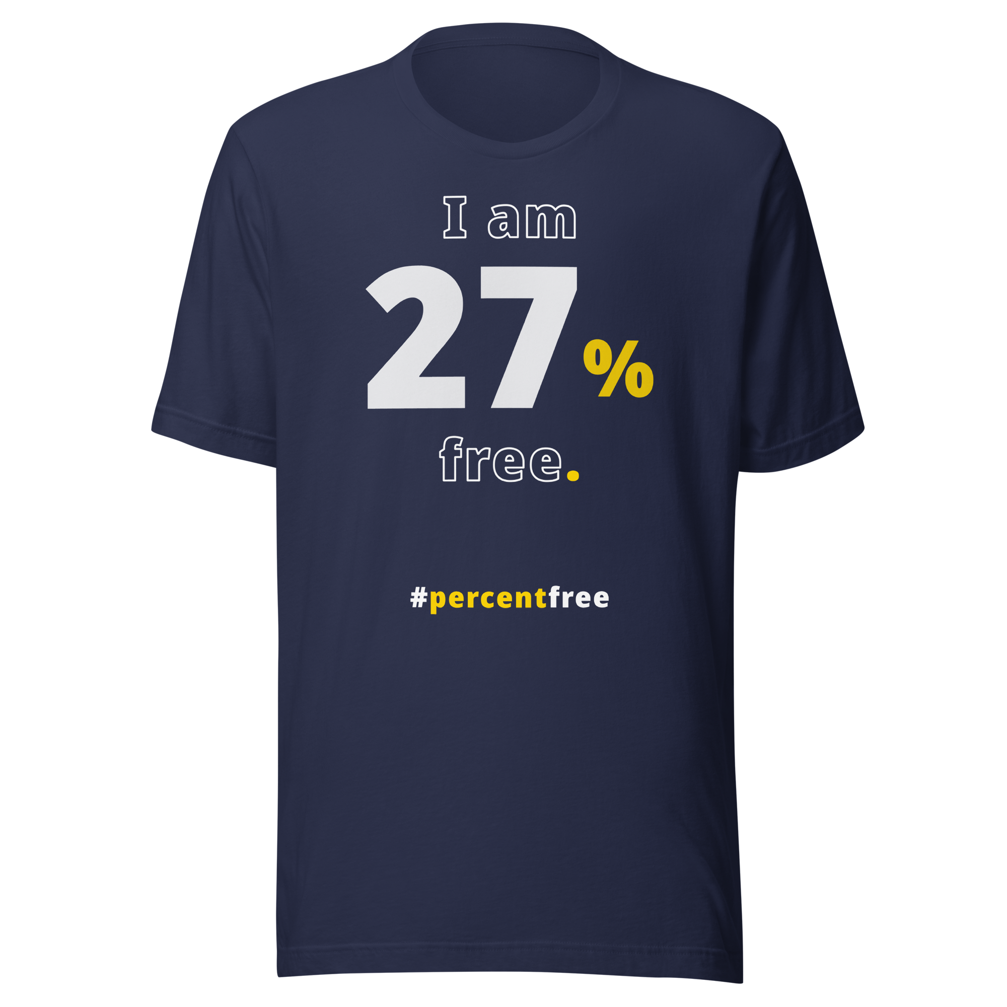 I am 27% free.