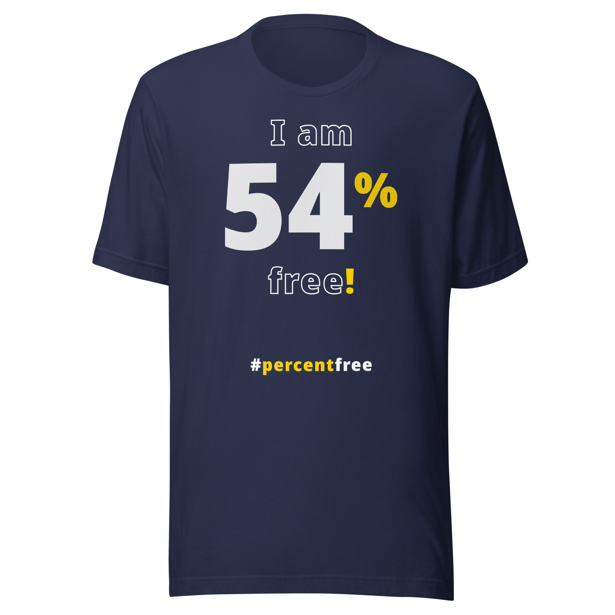 I am 54% free!