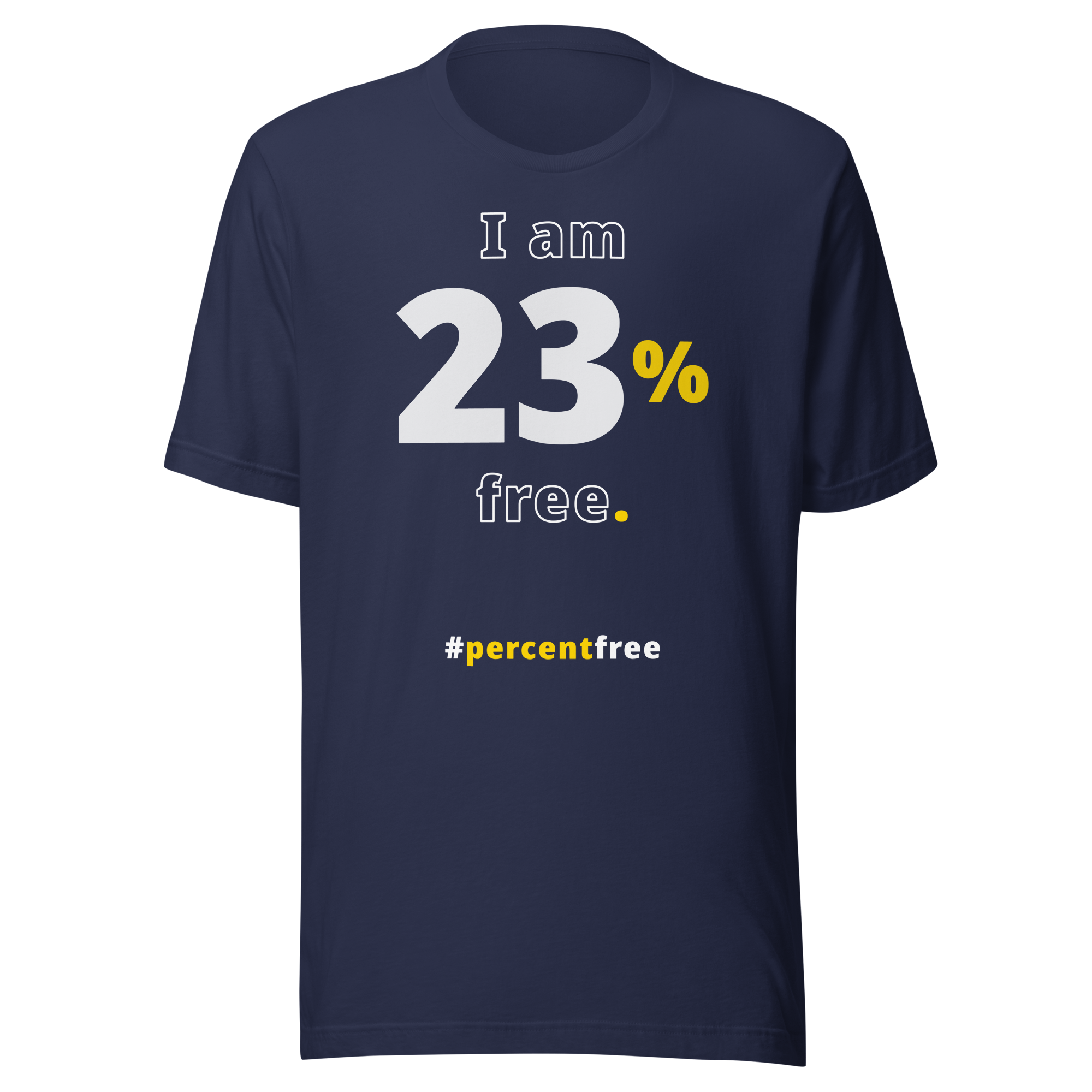 I am 23% free.