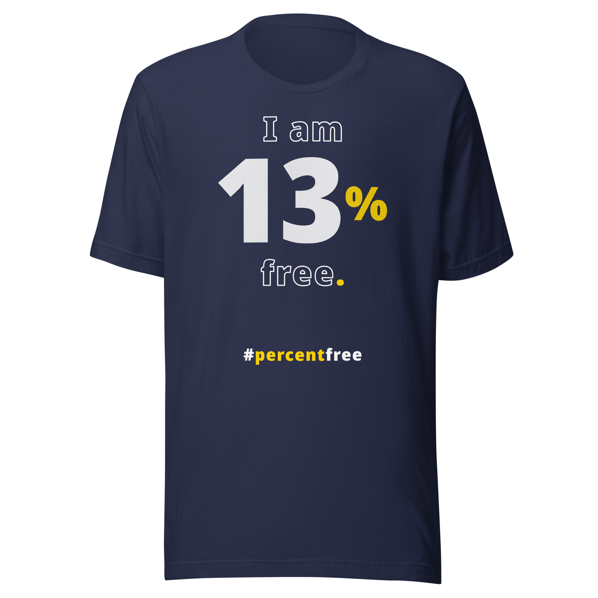 I am 13% free.
