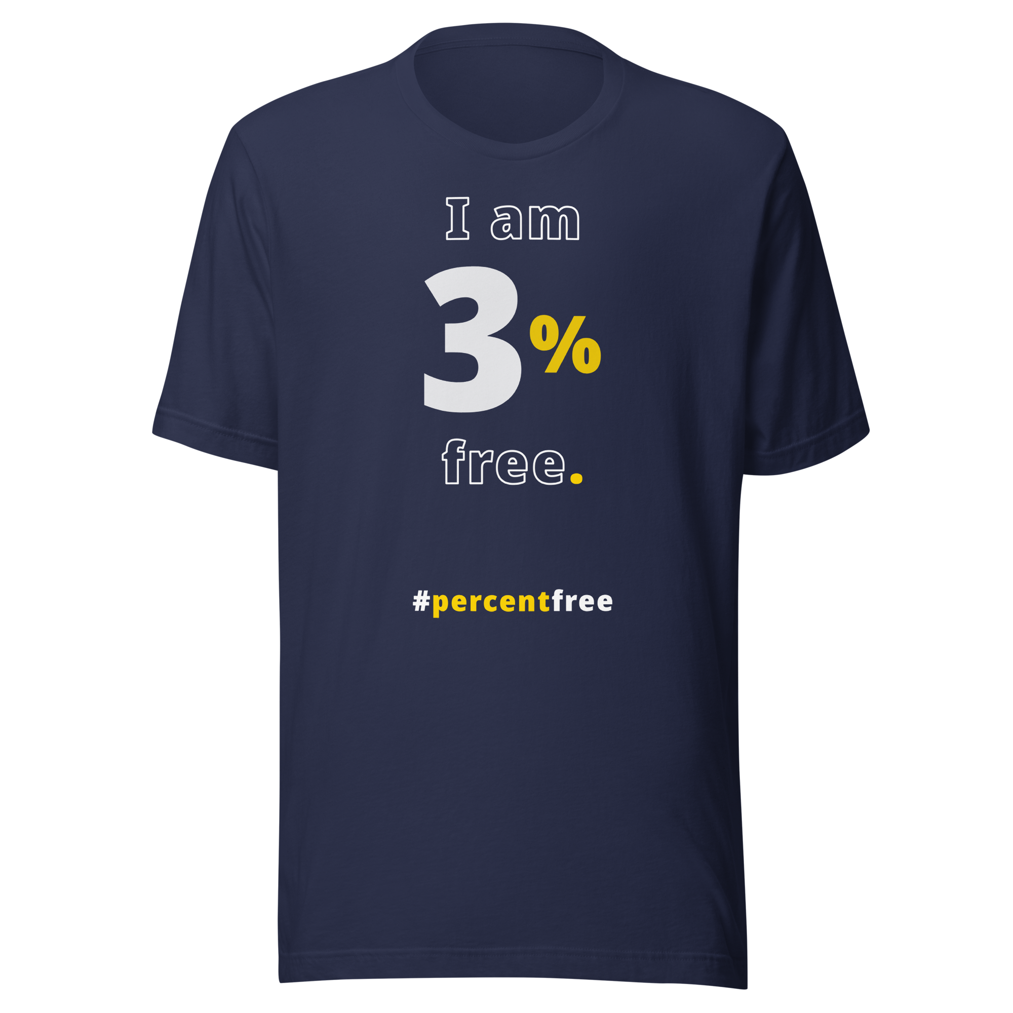 I am 3% free.