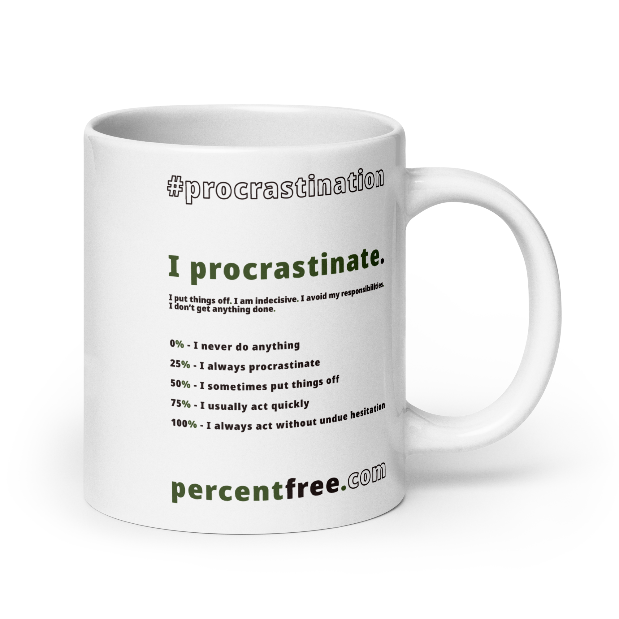 % Free Quiz Question Mugs