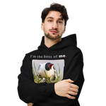 I'm the boss of me. - Sabine's gull speaking its mind - unisex oversized freedom hoodie 