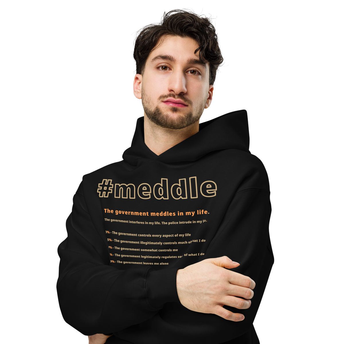 Unisex Oversized Freedom Hoodie - 