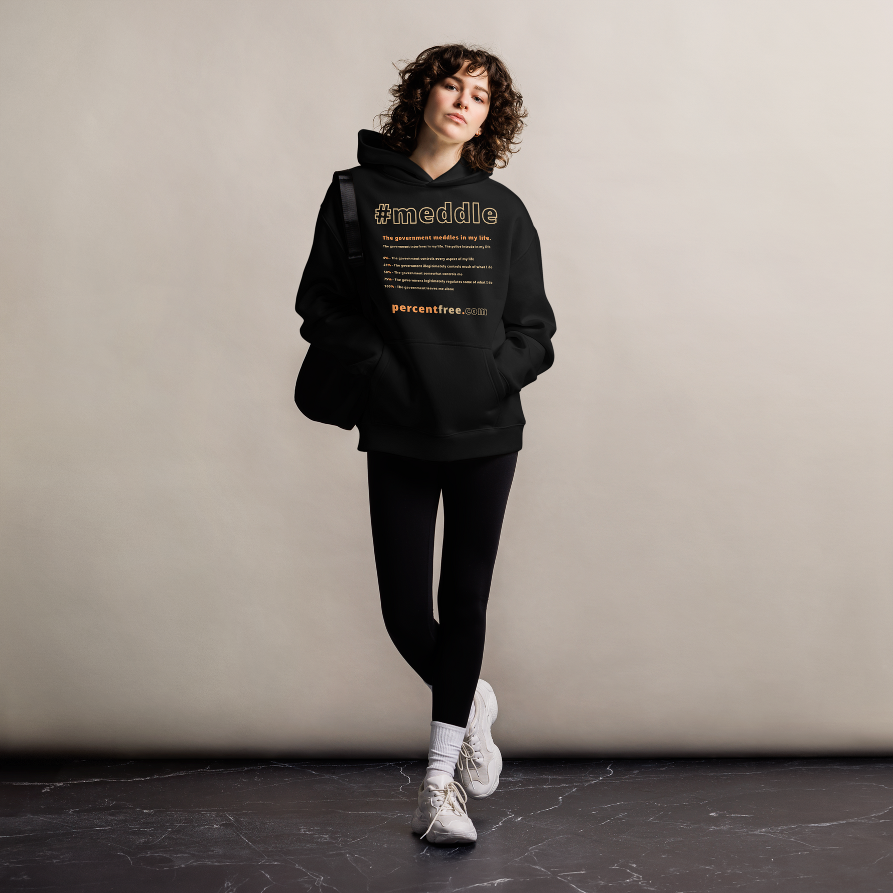 Unisex Oversized Freedom Hoodie - 