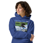 Unisex Oversized Procrastination Hoodie - Unprocrastinate me! - limpkin foraging 