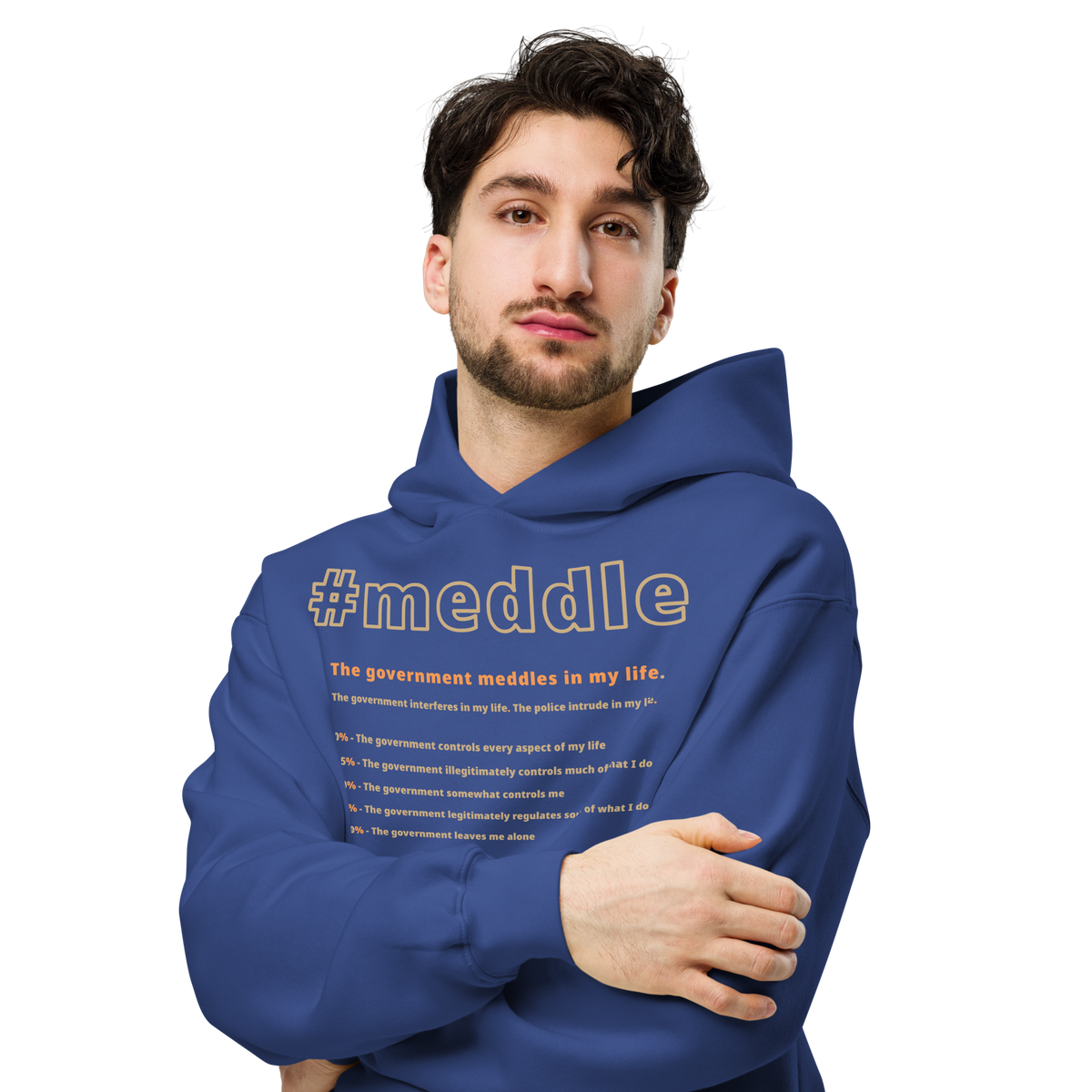 Unisex Oversized Freedom Hoodie - 