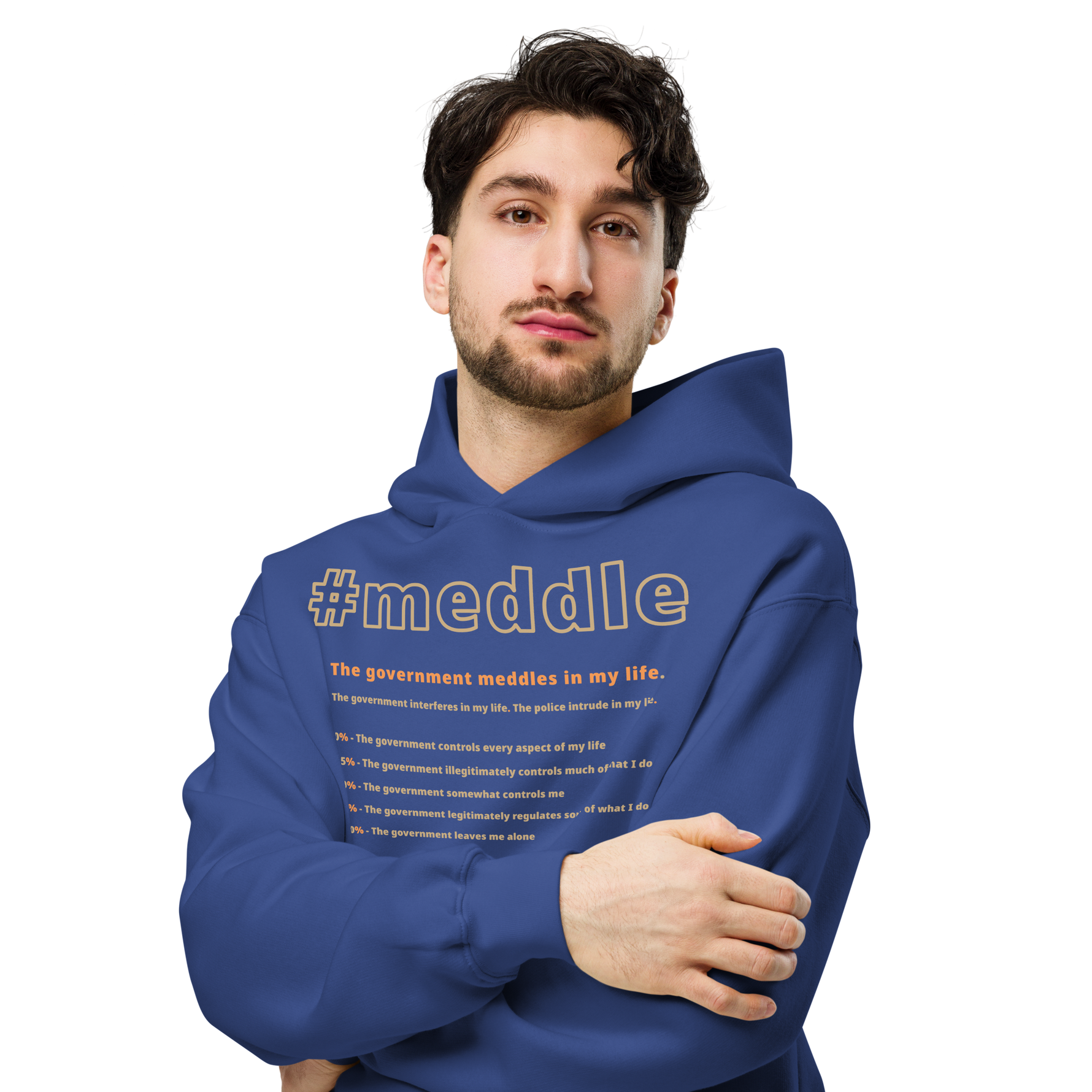 Unisex Oversized Freedom Hoodie - 