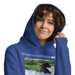 Unisex Oversized Procrastination Hoodie - Unprocrastinate me! - limpkin foraging 