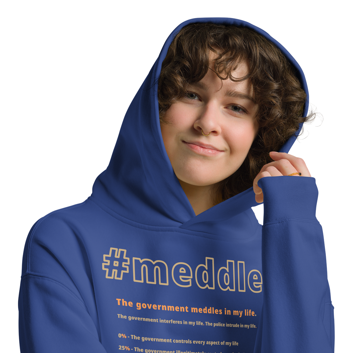 Unisex Oversized Freedom Hoodie - 