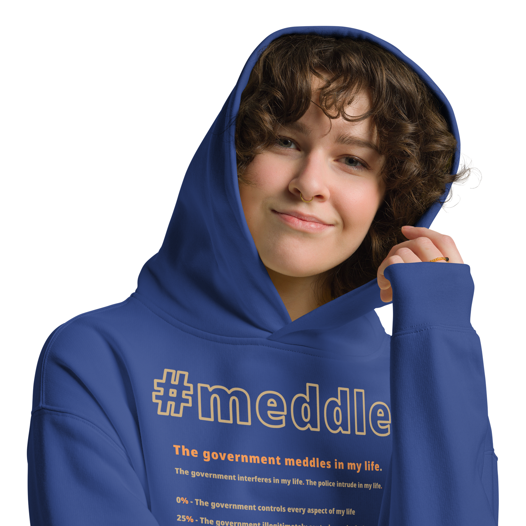 Unisex Oversized Freedom Hoodie - 