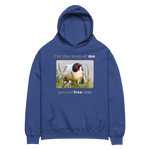 I'm the boss of me. - Sabine's gull speaking its mind - unisex oversized freedom hoodie 