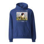 I'm the boss of me. - Sabine's gull speaking its mind - unisex oversized freedom hoodie 