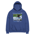 Unisex Oversized Procrastination Hoodie - Unprocrastinate me! - limpkin foraging 
