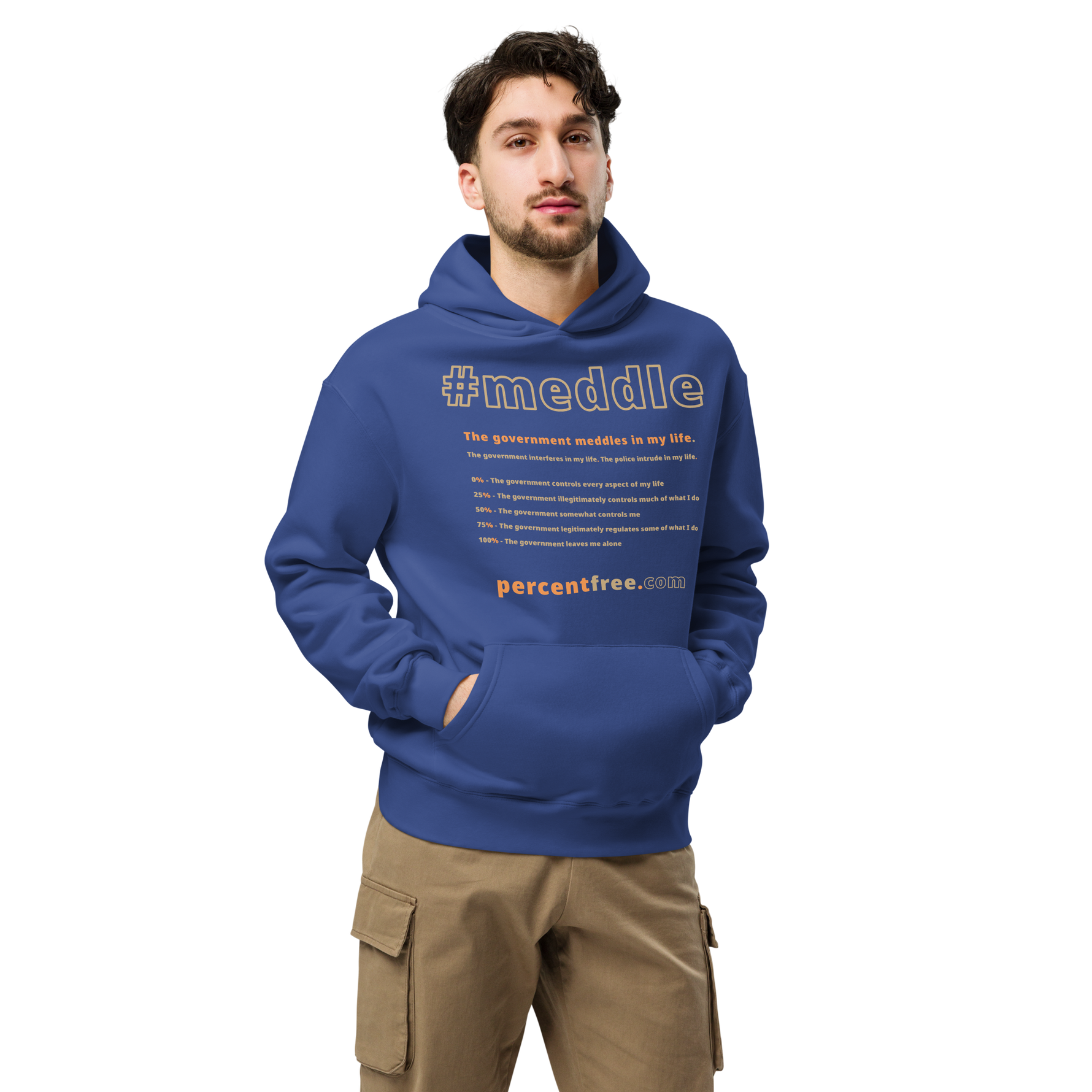 Unisex Oversized Freedom Hoodie - 