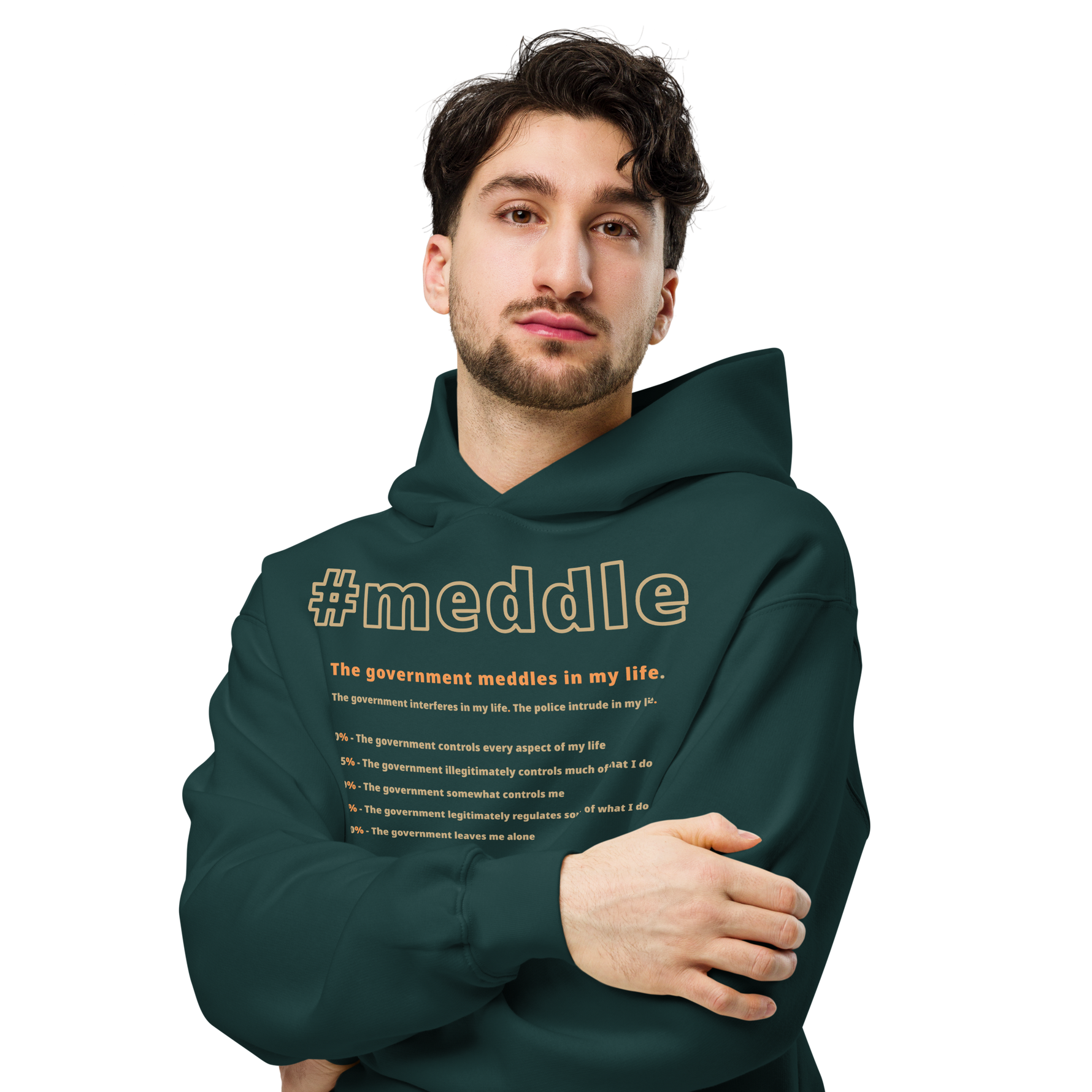 Unisex Oversized Freedom Hoodie - 