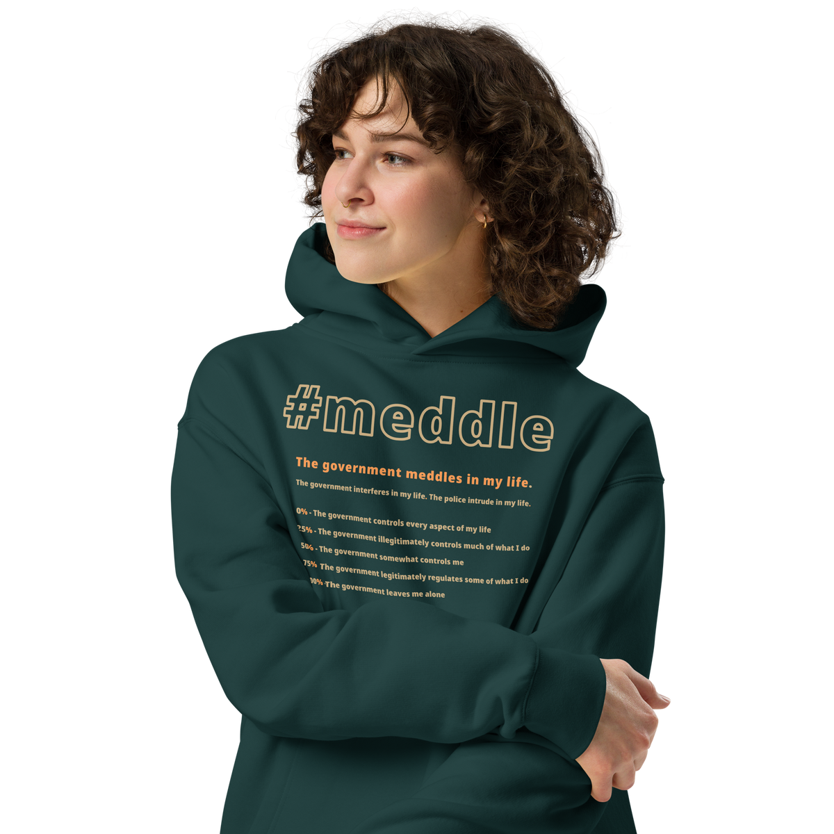 Unisex Oversized Freedom Hoodie - 