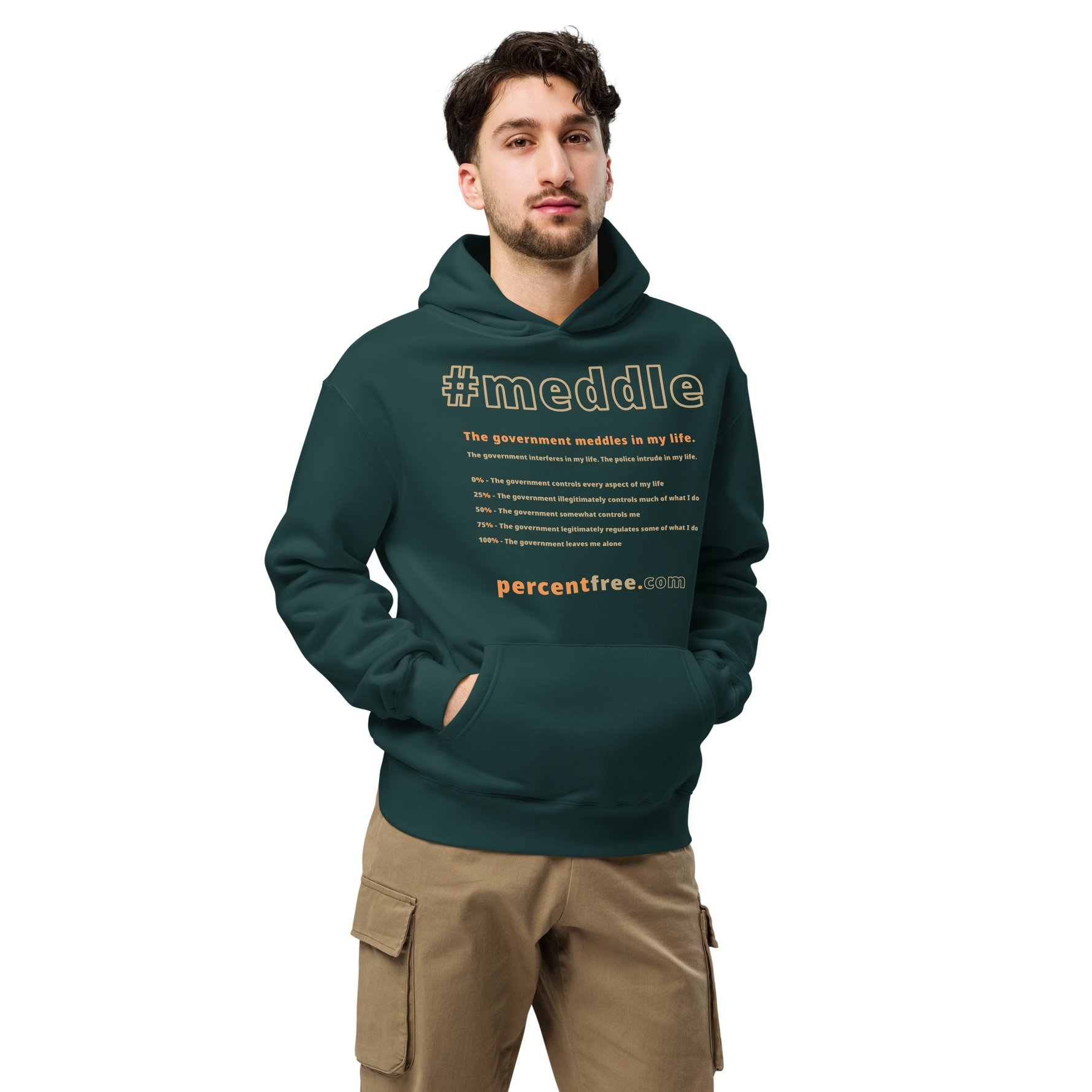 Unisex Oversized Freedom Hoodie - 