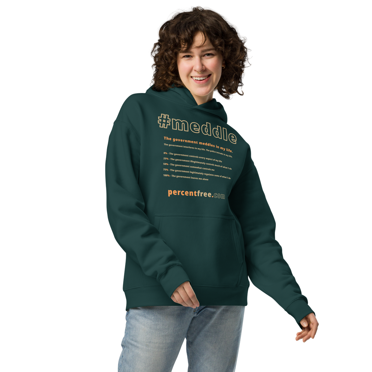 Unisex Oversized Freedom Hoodie - 