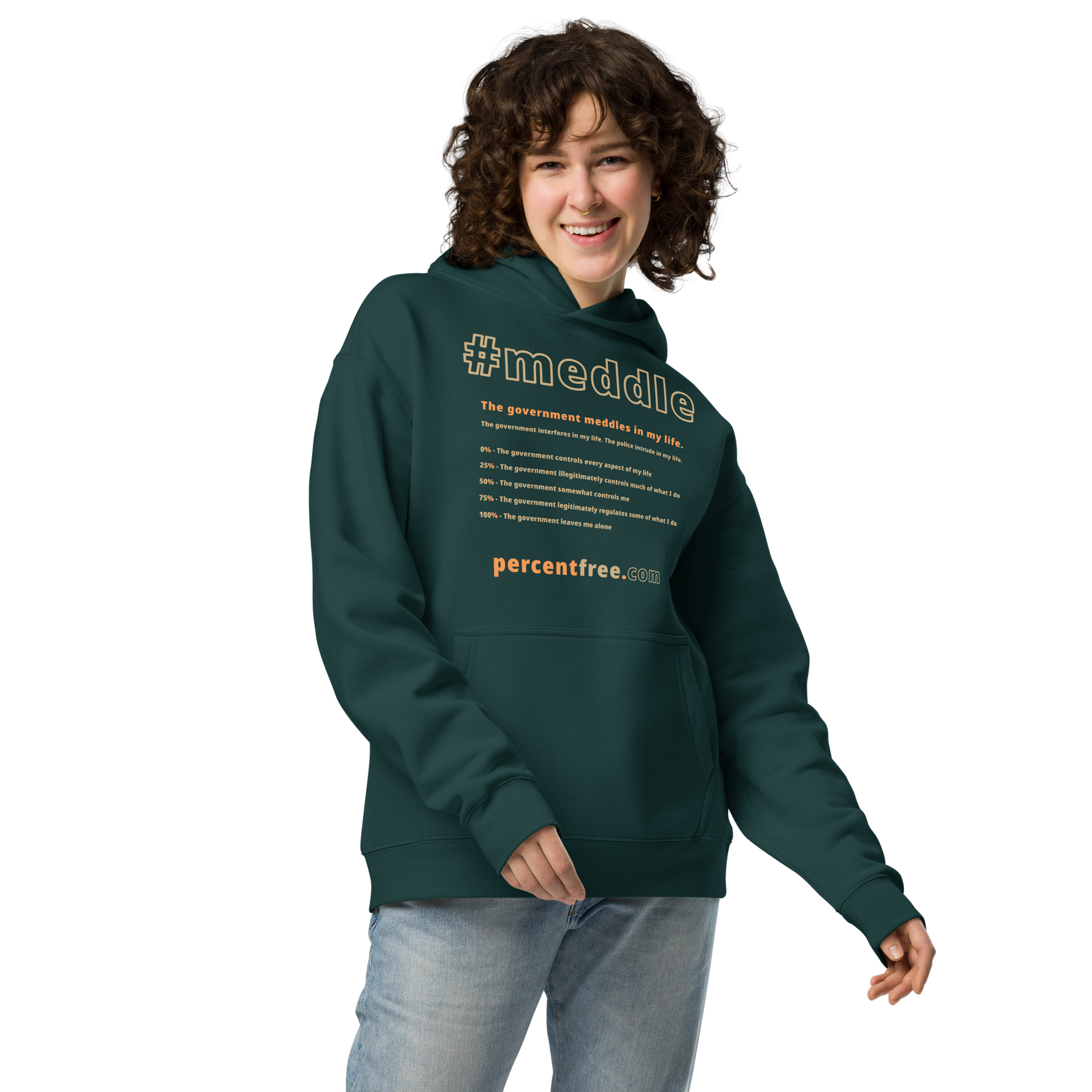 Unisex Oversized Freedom Hoodie - 