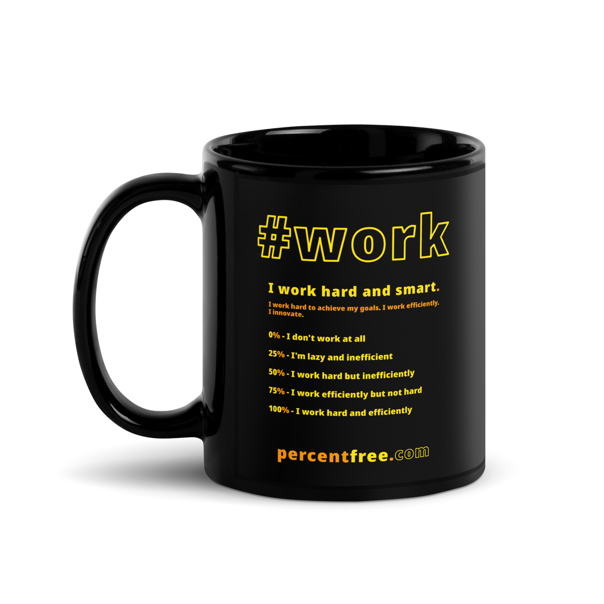 Work Coffee Mug (black) - 