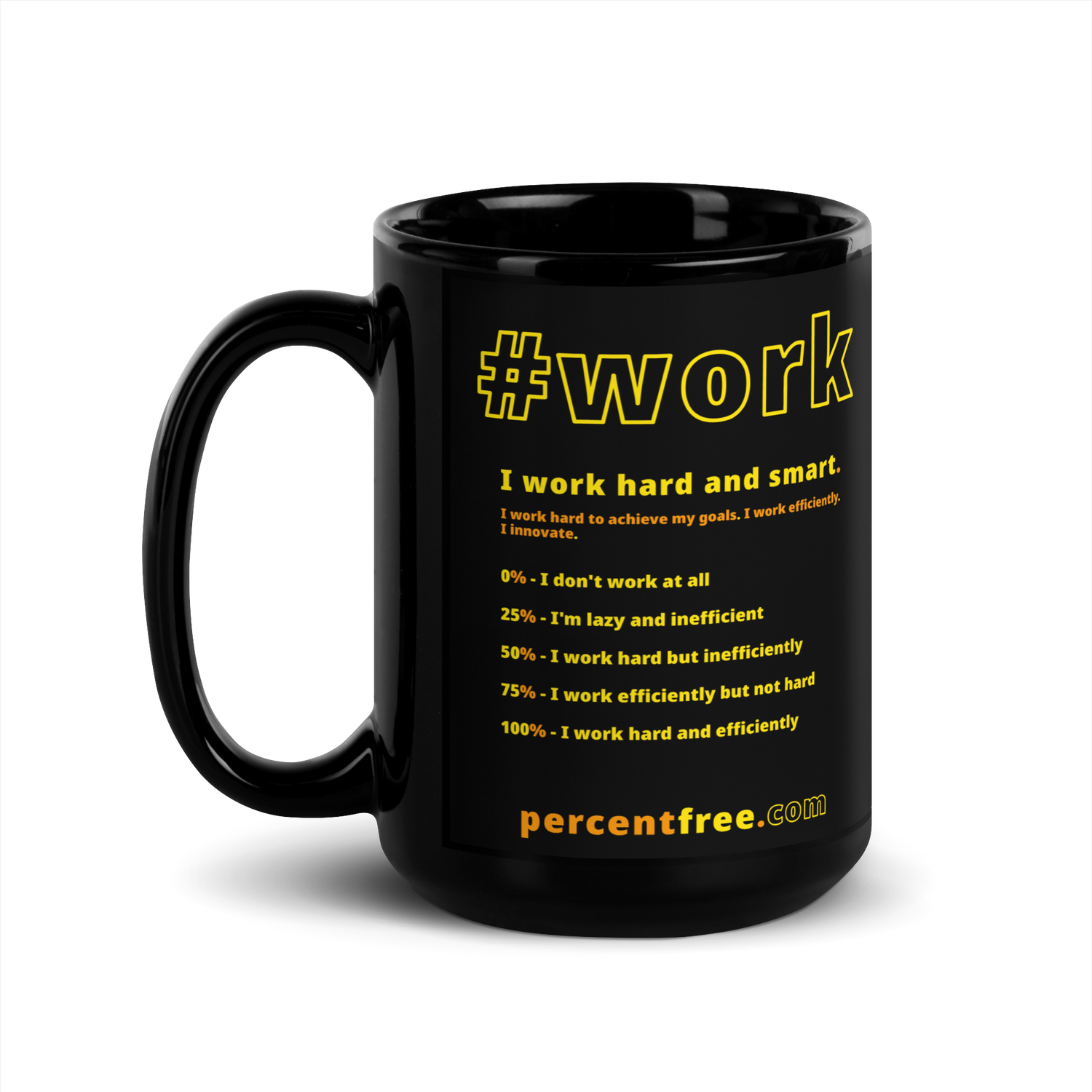 Work Coffee Mug (black) - 