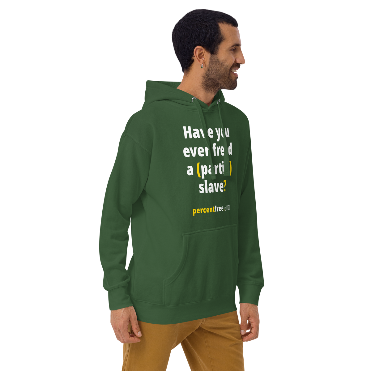 Have you ever freed a (partial) slave? - Unisex Premium Freedom Hoodie 