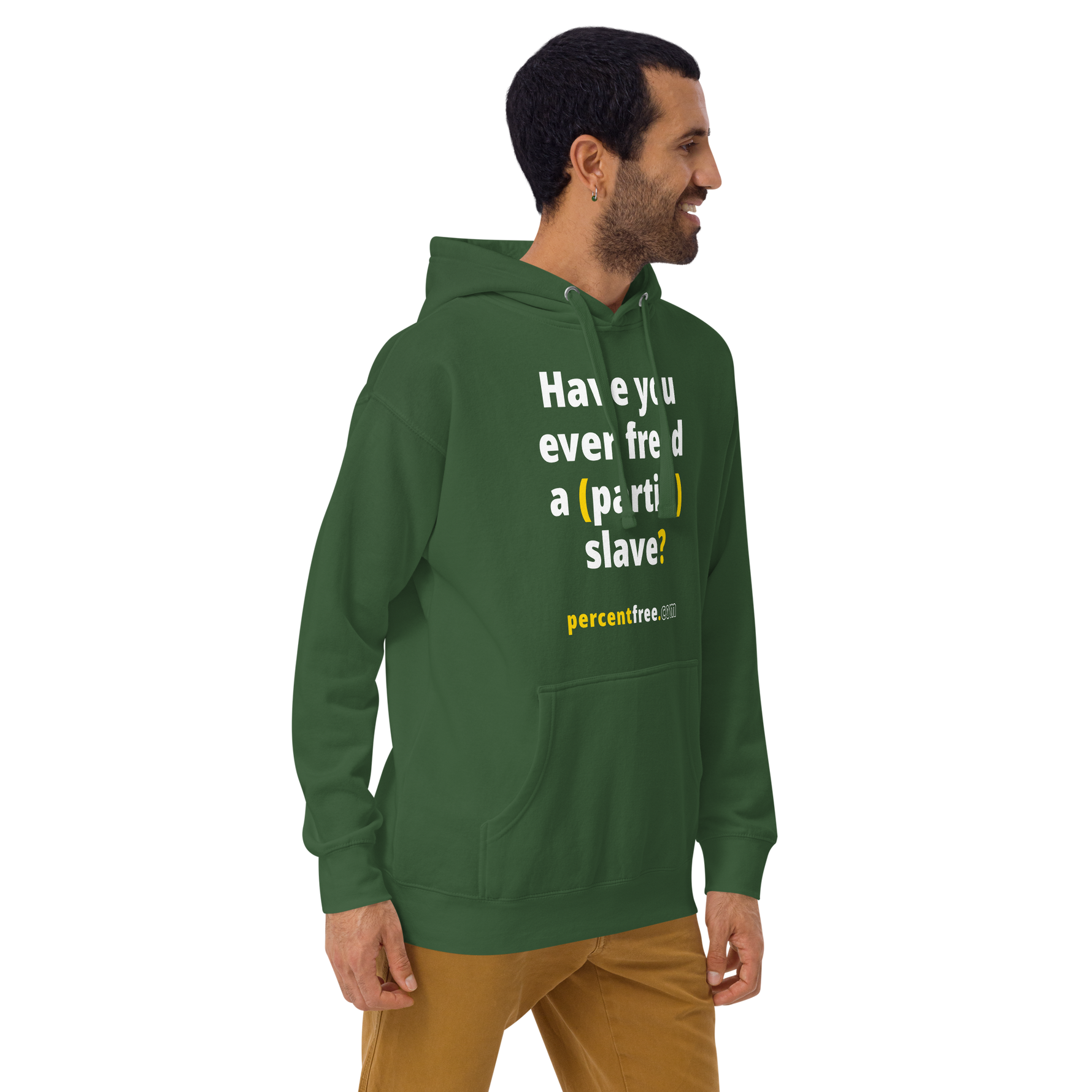 Have you ever freed a (partial) slave? - Unisex Premium Freedom Hoodie 