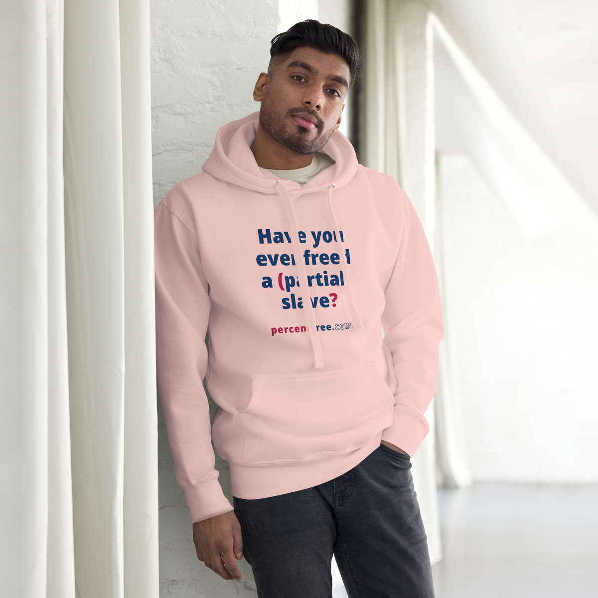 Have you ever freed a (partial) slave? - Unisex Premium Freedom Hoodie 