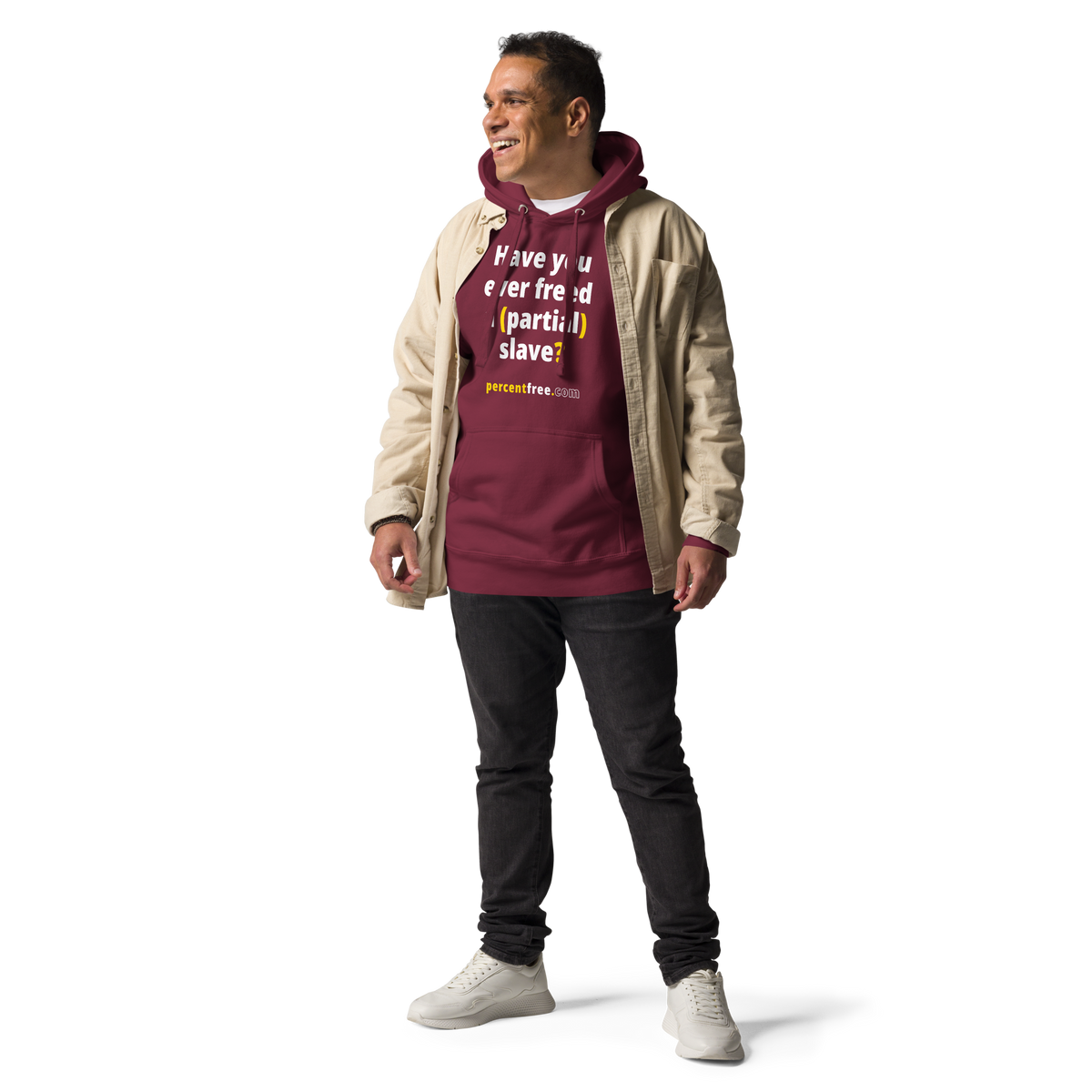 Have you ever freed a (partial) slave? - Unisex Premium Freedom Hoodie 