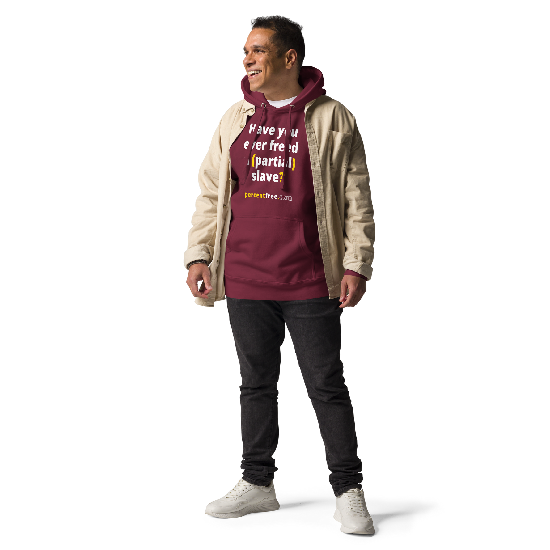Have you ever freed a (partial) slave? - Unisex Premium Freedom Hoodie 
