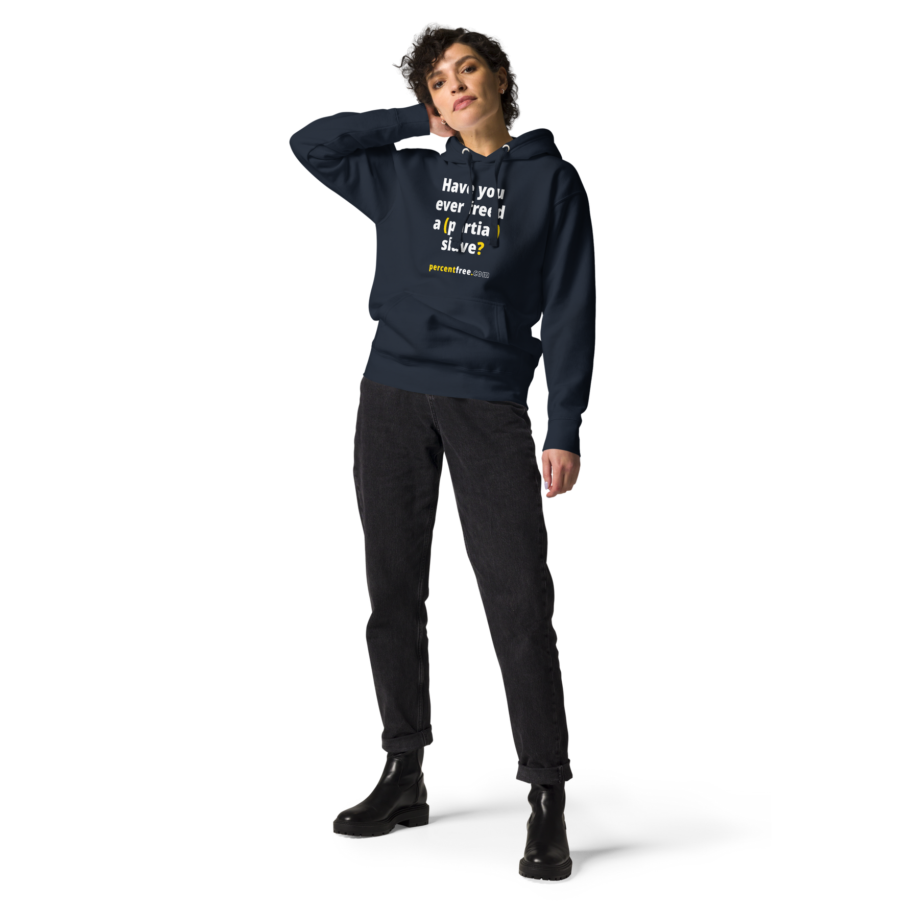 Have you ever freed a (partial) slave? - Unisex Premium Freedom Hoodie 