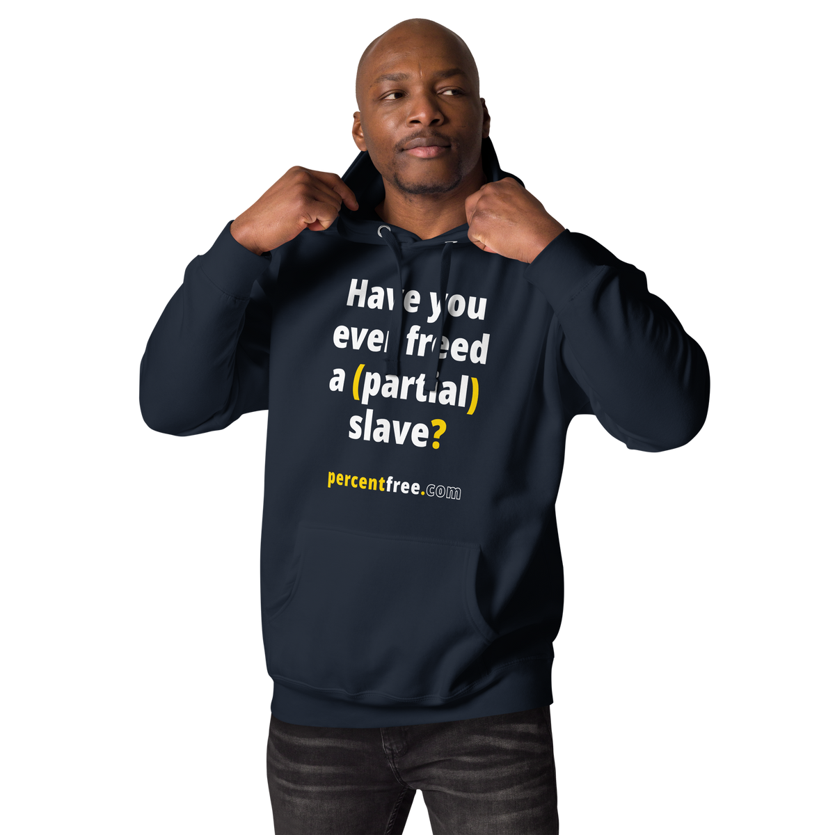 Have you ever freed a (partial) slave? - Unisex Premium Freedom Hoodie 
