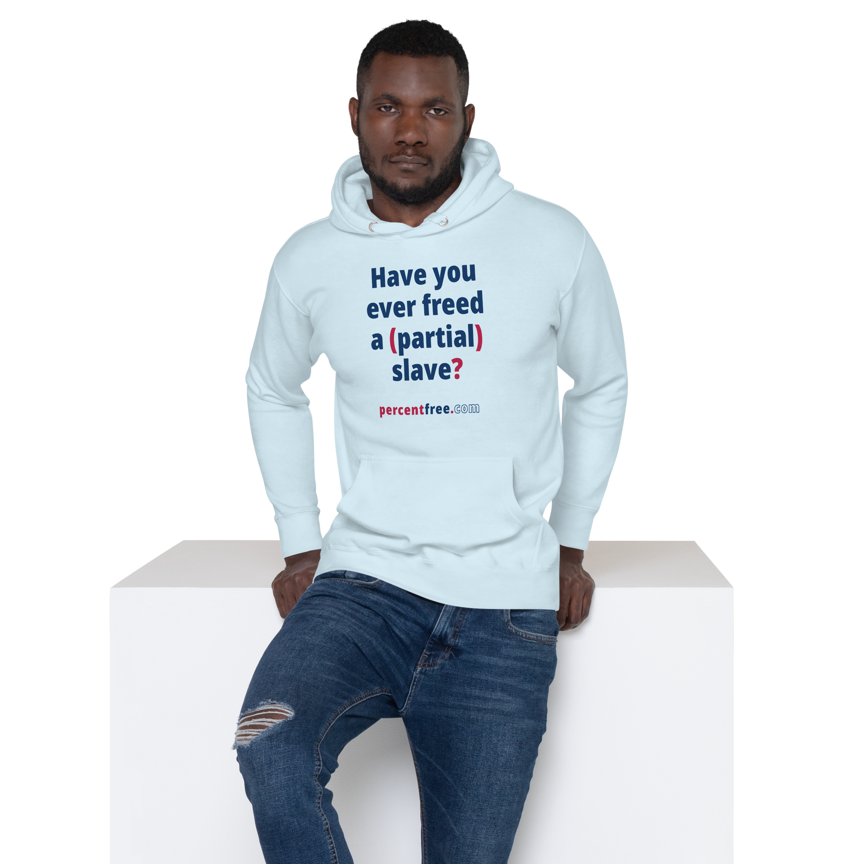 Have you ever freed a (partial) slave? - Unisex Premium Freedom Hoodie 