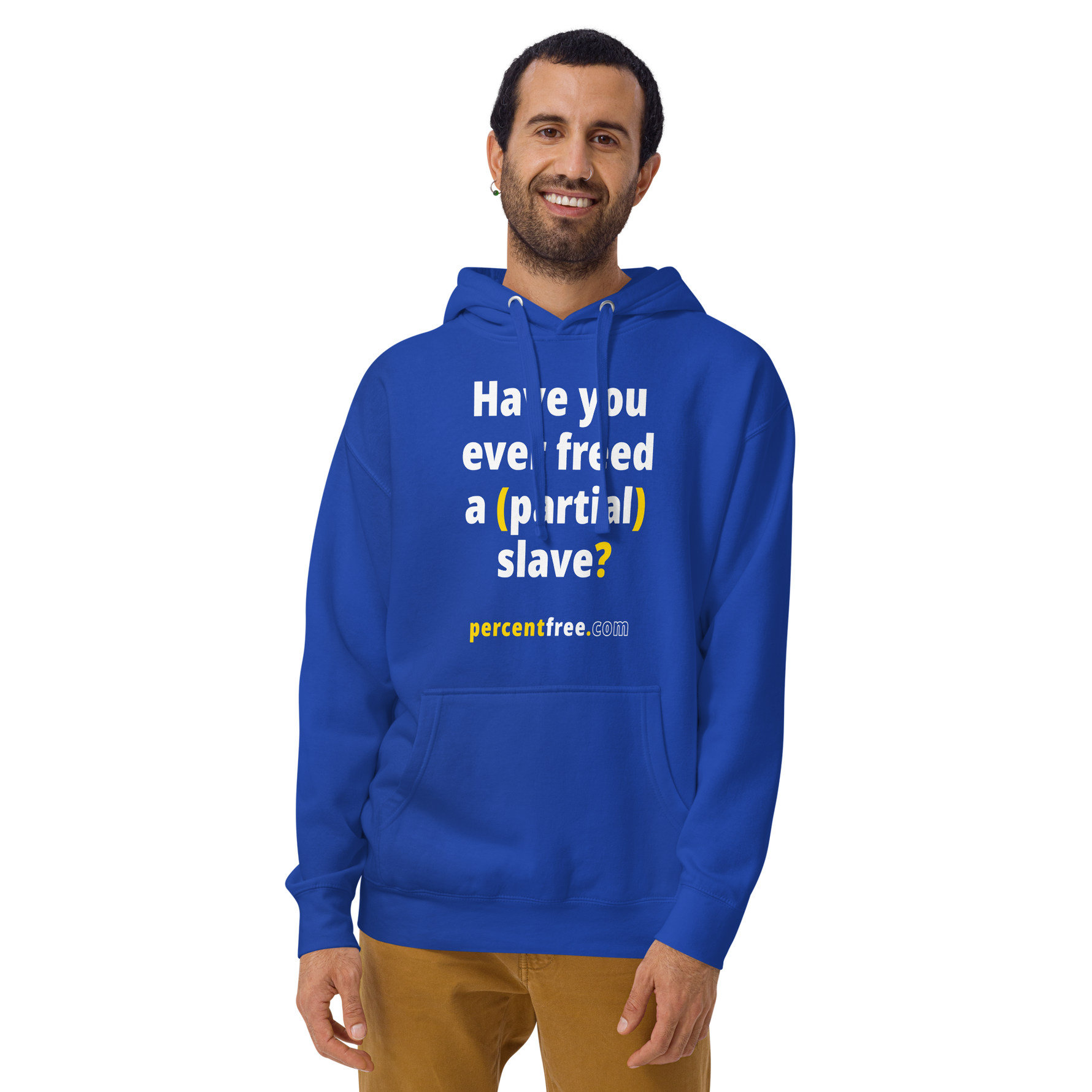 Have you ever freed a (partial) slave? - Unisex Premium Freedom Hoodie 
