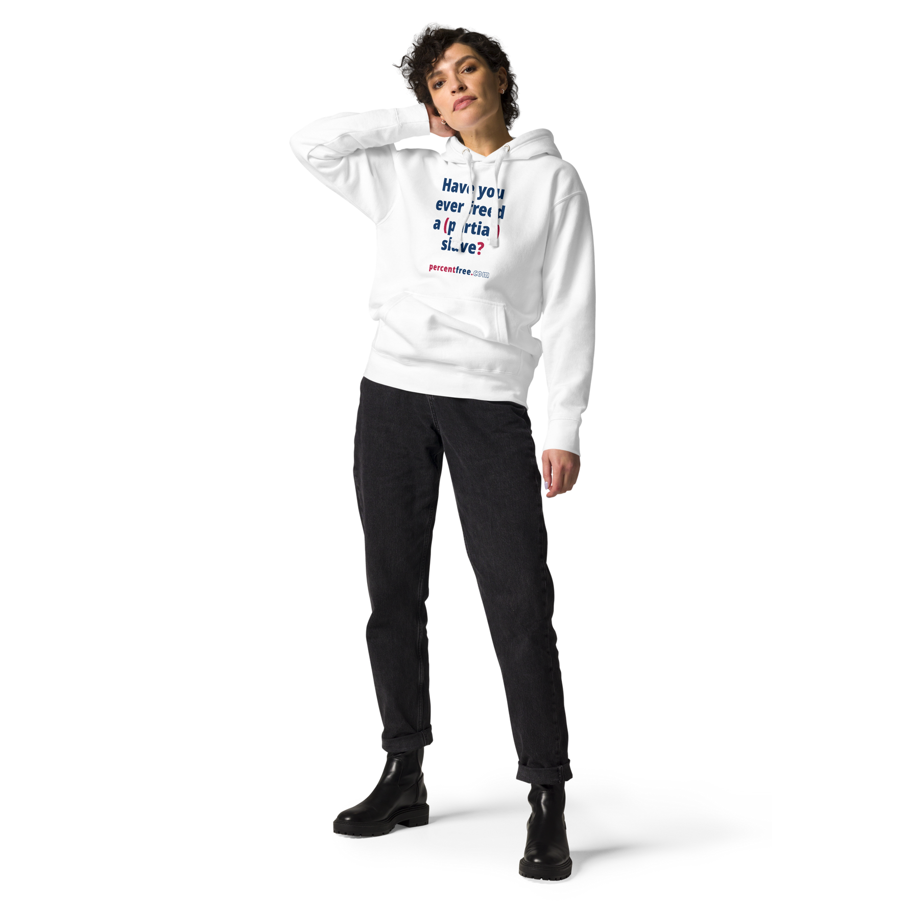 Have you ever freed a (partial) slave? - Unisex Premium Freedom Hoodie 