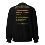 Unisex Front-and-Back Politics Sweatshirt - 