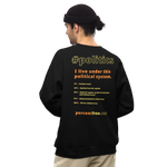 Unisex Front-and-Back Politics Sweatshirt - 