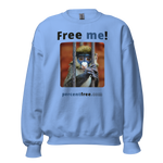 Free me! - red-tailed monkey in a cage - Unisex Freedom Sweatshirt 