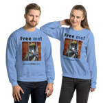 Free me! - red-tailed monkey in a cage - Unisex Freedom Sweatshirt 