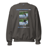 Unisex Procrastination Sweatshirt - Unprocrastinate me! - limpkin preening - limpkin foraging 