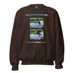 Unisex Procrastination Sweatshirt - Unprocrastinate me! - limpkin preening - limpkin foraging 