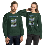 Unisex Procrastination Sweatshirt - Unprocrastinate me! - limpkin preening - limpkin foraging 