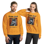 Free me! - red-tailed monkey in a cage - Unisex Freedom Sweatshirt 