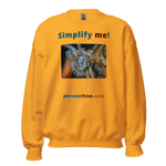 Simplify me! - insect covered with dew - Unisex Simple Sweatshirt 